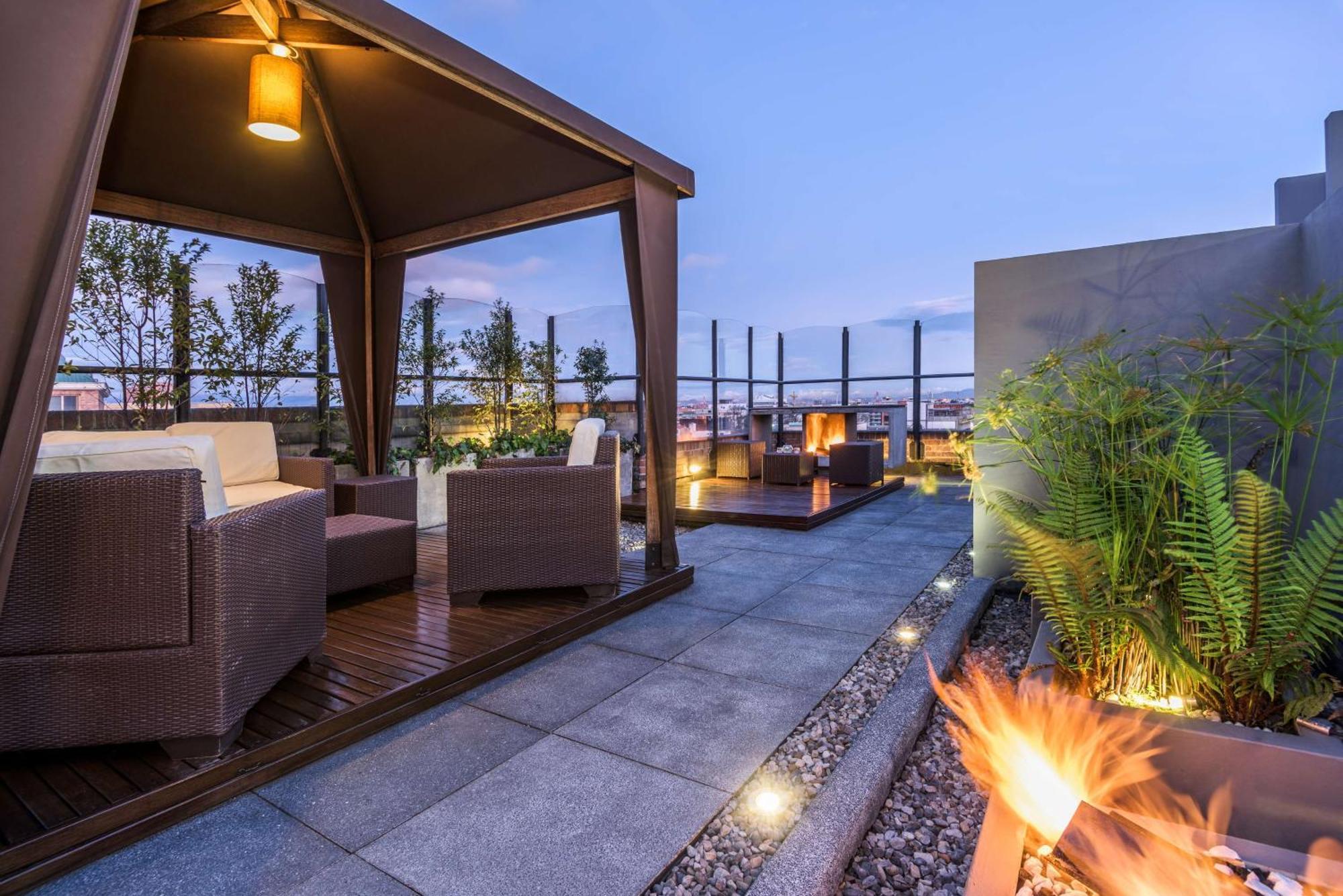 Готель Nh Collection Bogota Andino Royal Екстер'єр фото Rooftop bar