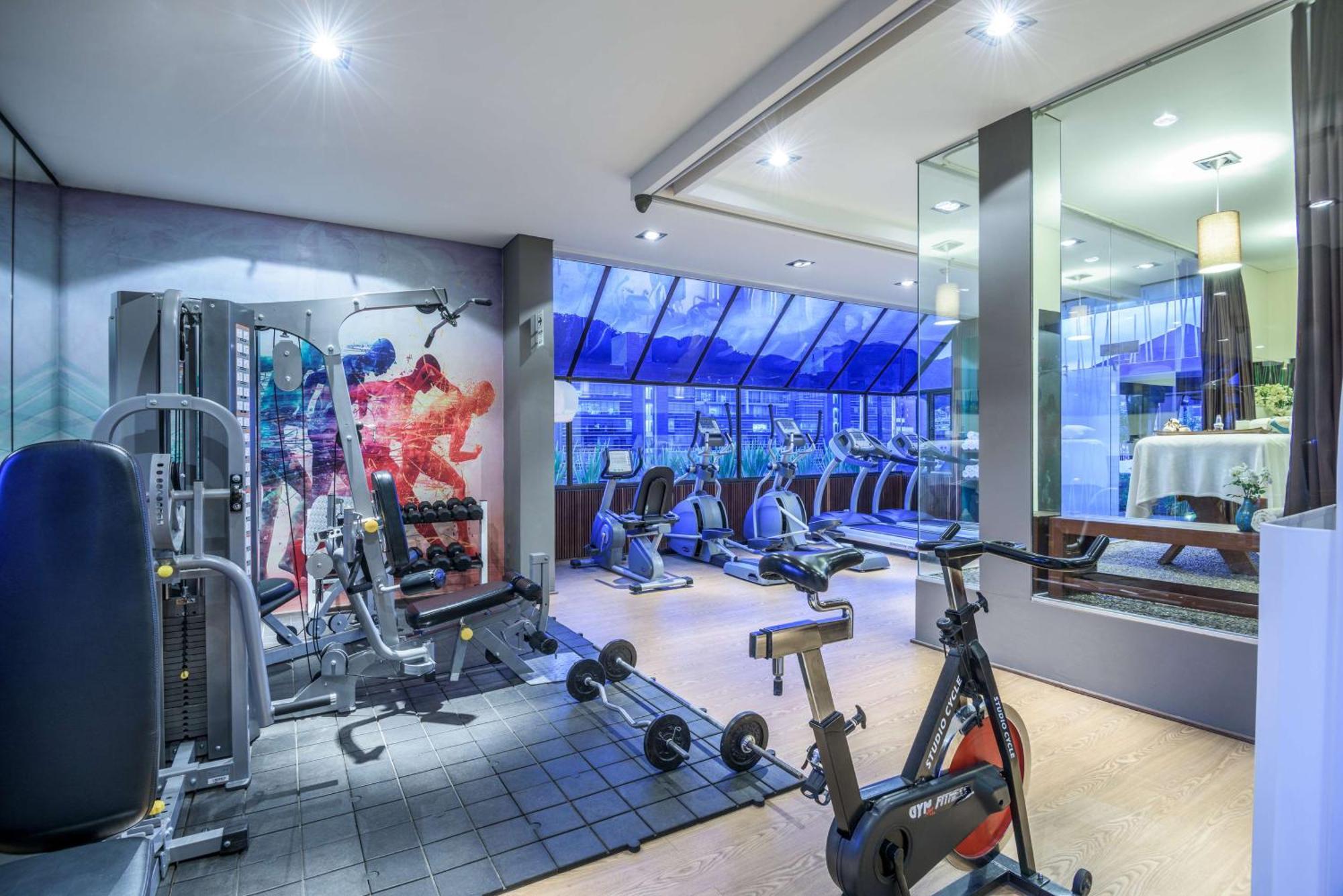 Готель Nh Collection Bogota Andino Royal Екстер'єр фото The gym at the hotel